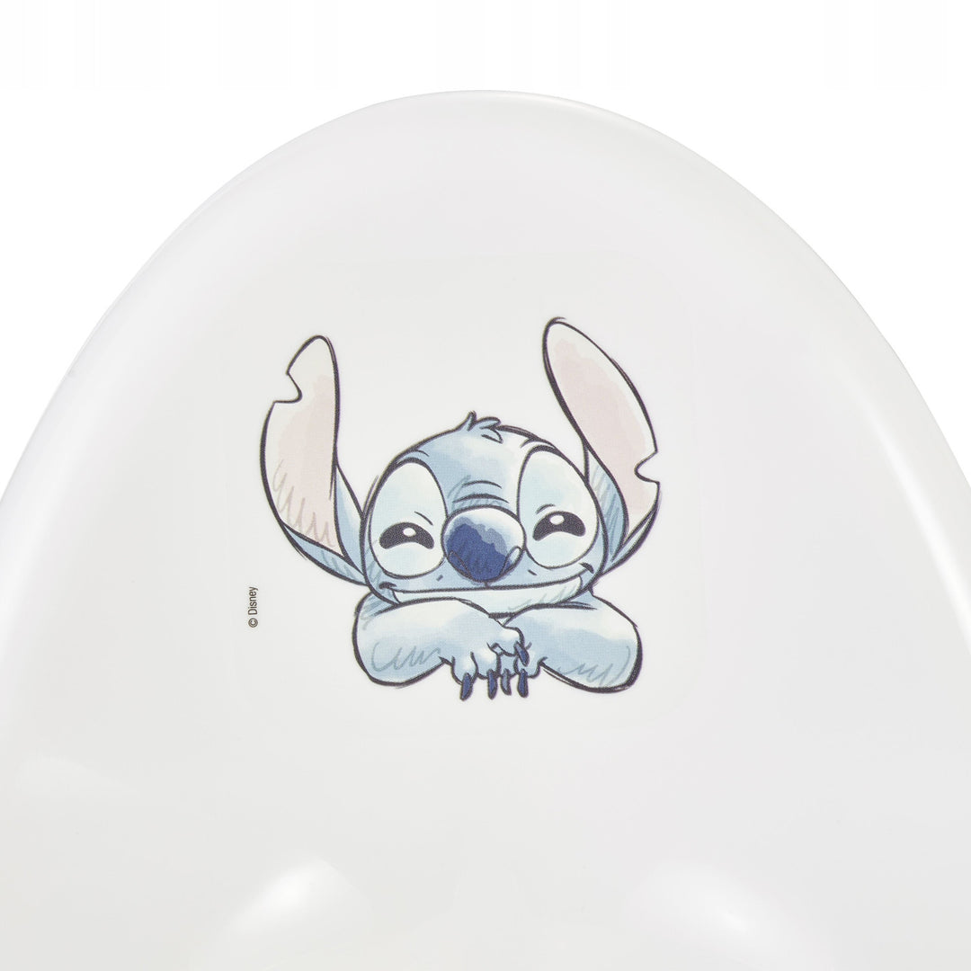 Non-slip step stool, single step, max. 80 kg + Toilet seat cover + Stitch potty
