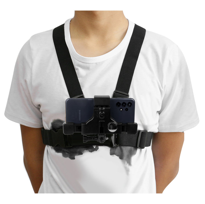 Backpack with LED signal light, remote control, water resistance: remote control IPx5, backpack IPX2 + sports shoulder straps for Maclean MC-445 phone