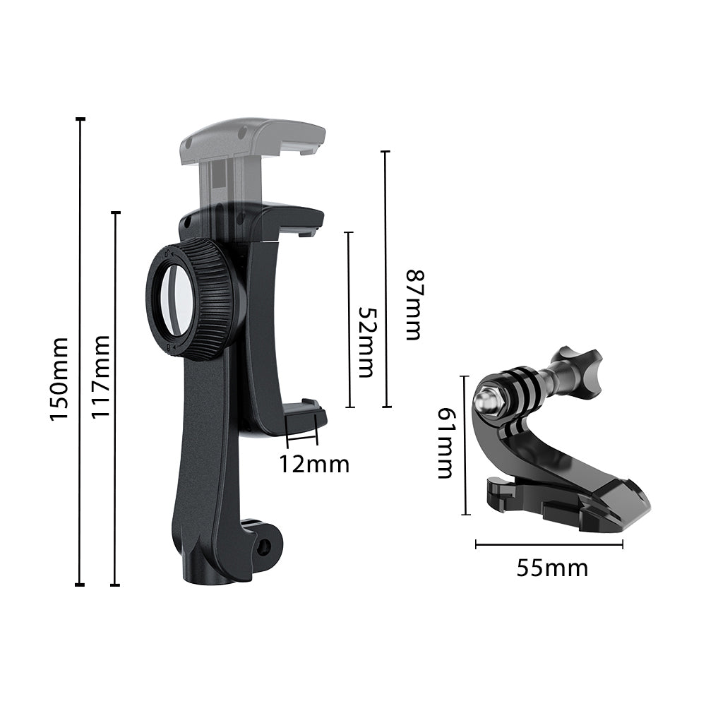 Backpack with LED signal light, remote control, waterproof: remote control IPx5, backpack IPX2 + universal sports shoulder straps, for phone, camera, GoPro cameras, and others, rotating handle, MC-294