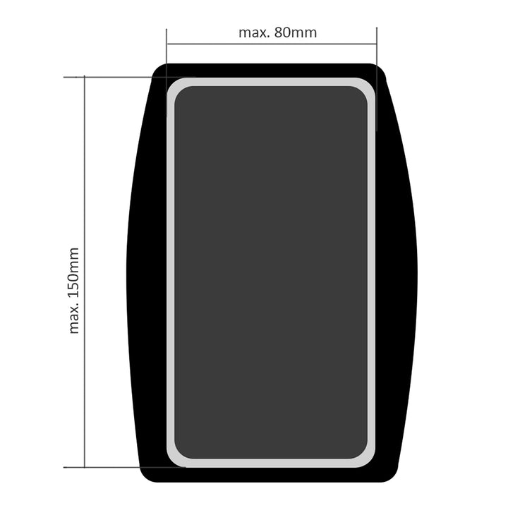Backpack with LED signal light, remote control, water resistance: remote control IPx5, backpack IPX2 + Maclean sports phone harness, universal, MC-446