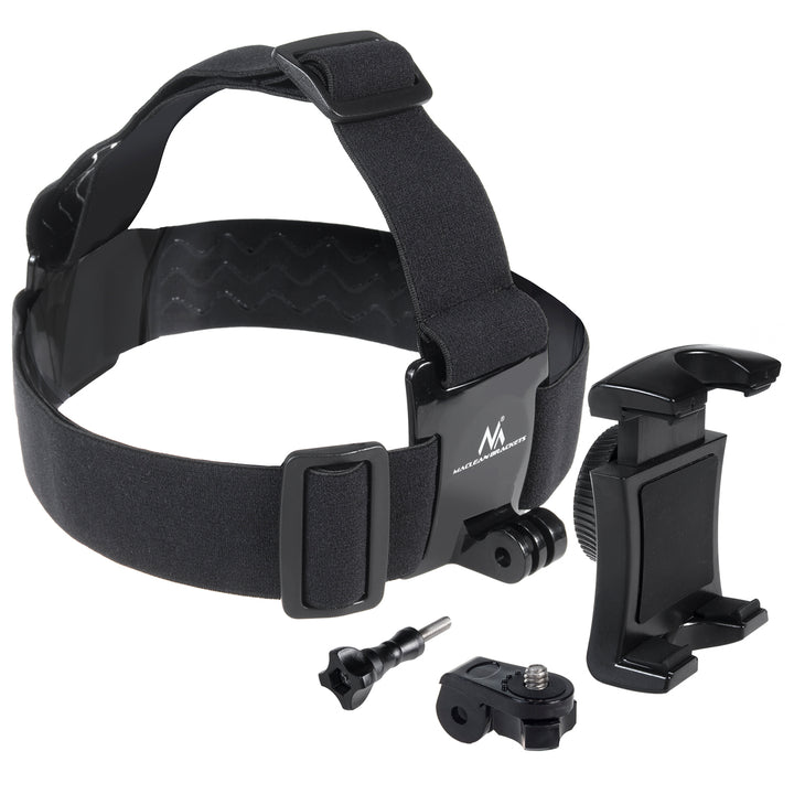 Backpack with LED signal light, remote control, waterproof: remote control IPx5, backpack IPX2 + MC-825 sports headband for phone