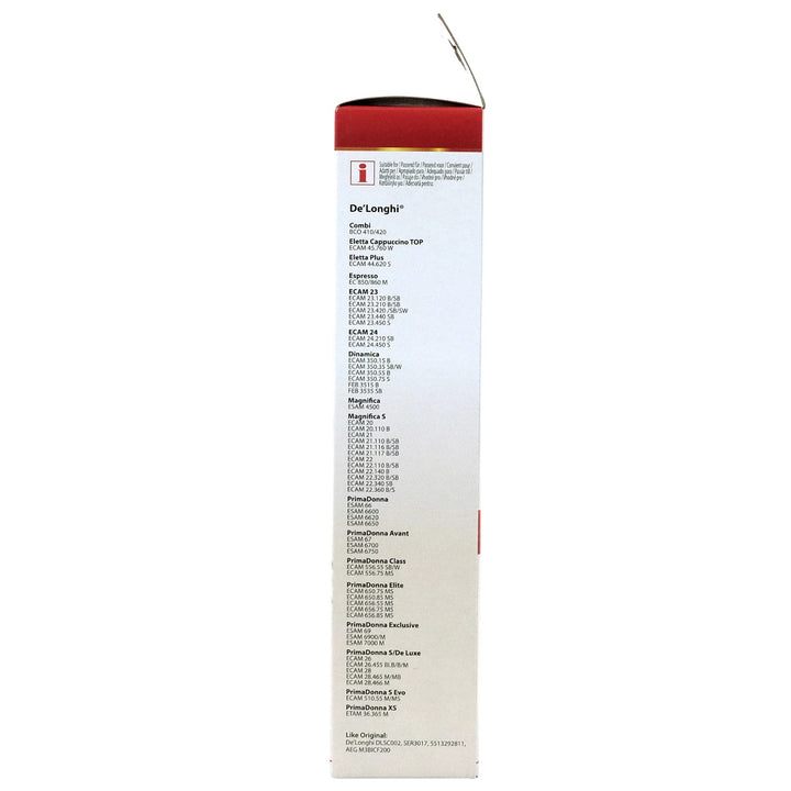 Water filter for DeLonghi Scanpart espresso machines, 2 pieces