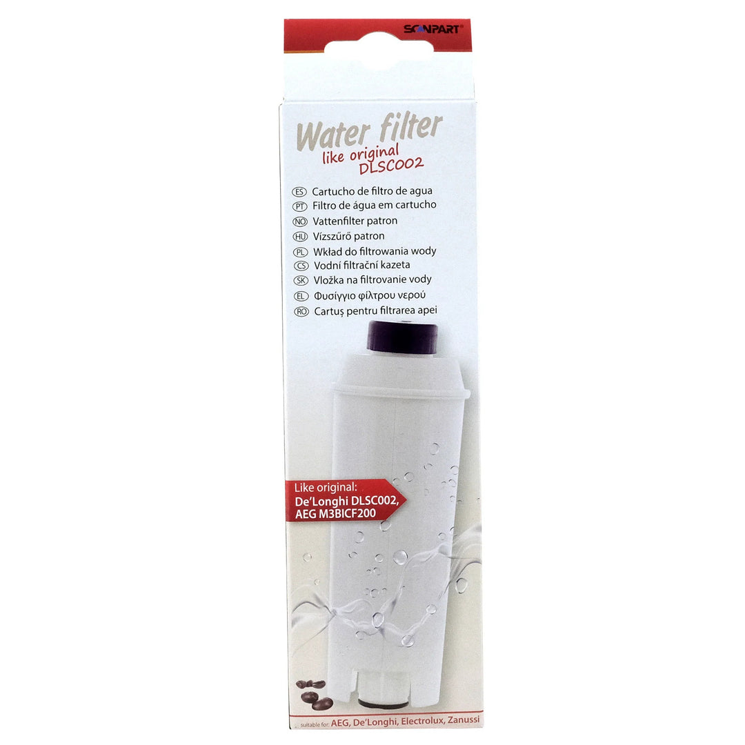 Water filter for DeLonghi Scanpart espresso machines, 4 pieces