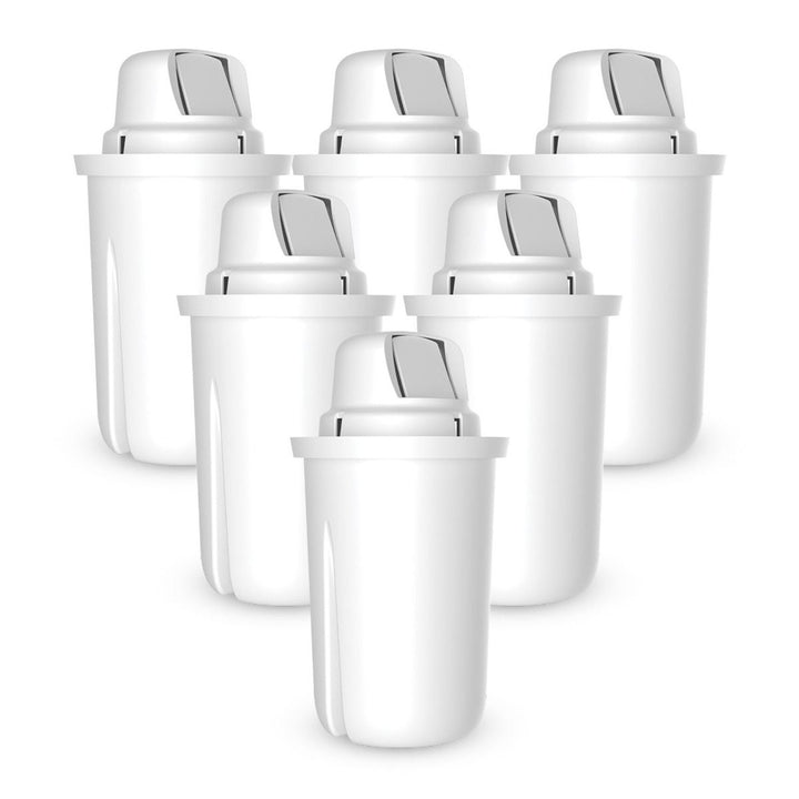 Set of 6 filters for the Dafi water filter pitcher, Classic cartridge, capacity up to 150 L of water, reduces water hardness, D.WF.DAFI.5+1.P