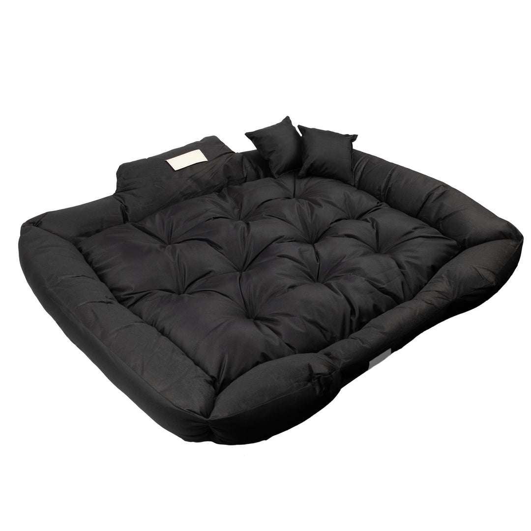 GreenBlue Pet Bed, Black, Rectangular, External Dimensions: 115x95 cm, Internal Dimensions: 100x80 cm GB240 BL