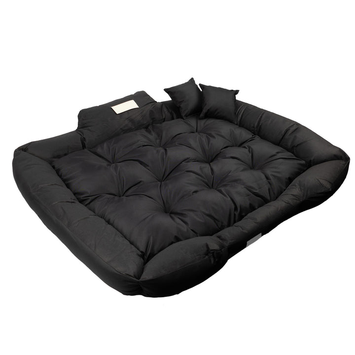 GreenBlue Pet Bed, Black, Rectangular, External Dimensions: 115x95 cm, Internal Dimensions: 100x80 cm GB240 BL