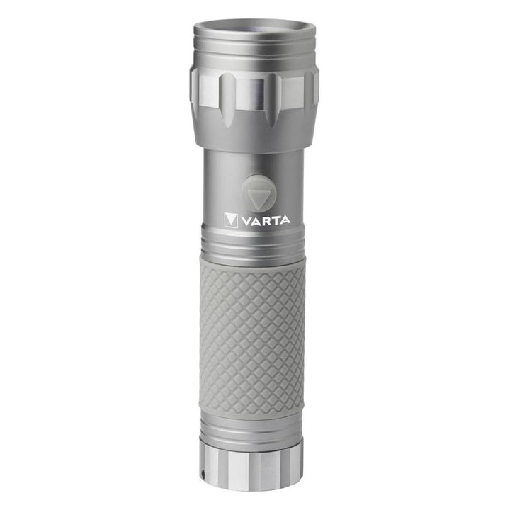 15638 Aluminum UV LED Flashlight, UV Wavelength 395–400 nm, Multi LED Technology + Varta Batteries Included