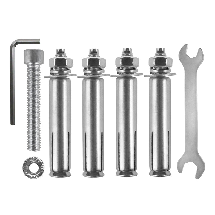 Maclean Horizontal Wall-Mounted Bike Rack, Steel, Max. Load 30 kg, MC-484, 3 pieces