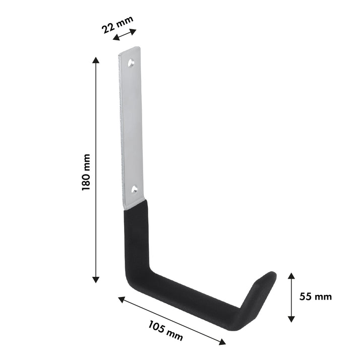 Maclean Wall Mount, for tires, wheels, ladders, and bicycles, steel, max. load 10 kg, MC-480, 3 pieces