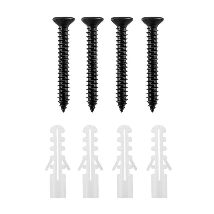 Set of 6 Maclean wall mounts for tires, wheels, ladders, and bicycles; steel construction; max. load 22 kg per mount; MC-489