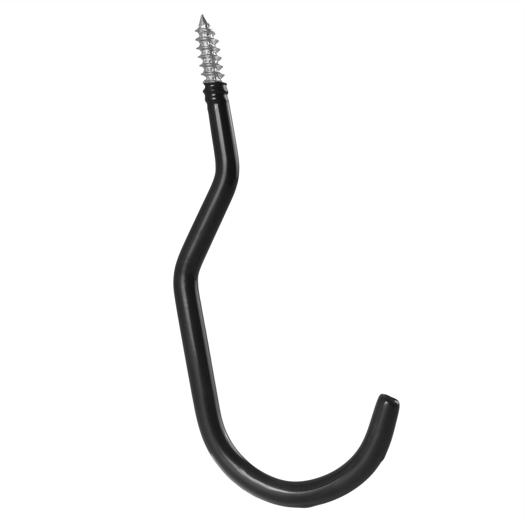 Set of 4 Maclean ceiling hooks for ladders, bicycles, and garden hoses; steel construction; max. load 10 kg per hook; MC-485