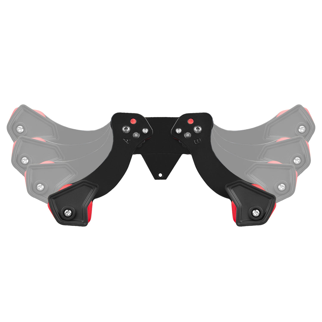 Maclean Wall-Mounted Bike Rack, Steel, Max. Load 30 kg, MC-449, 2 pieces