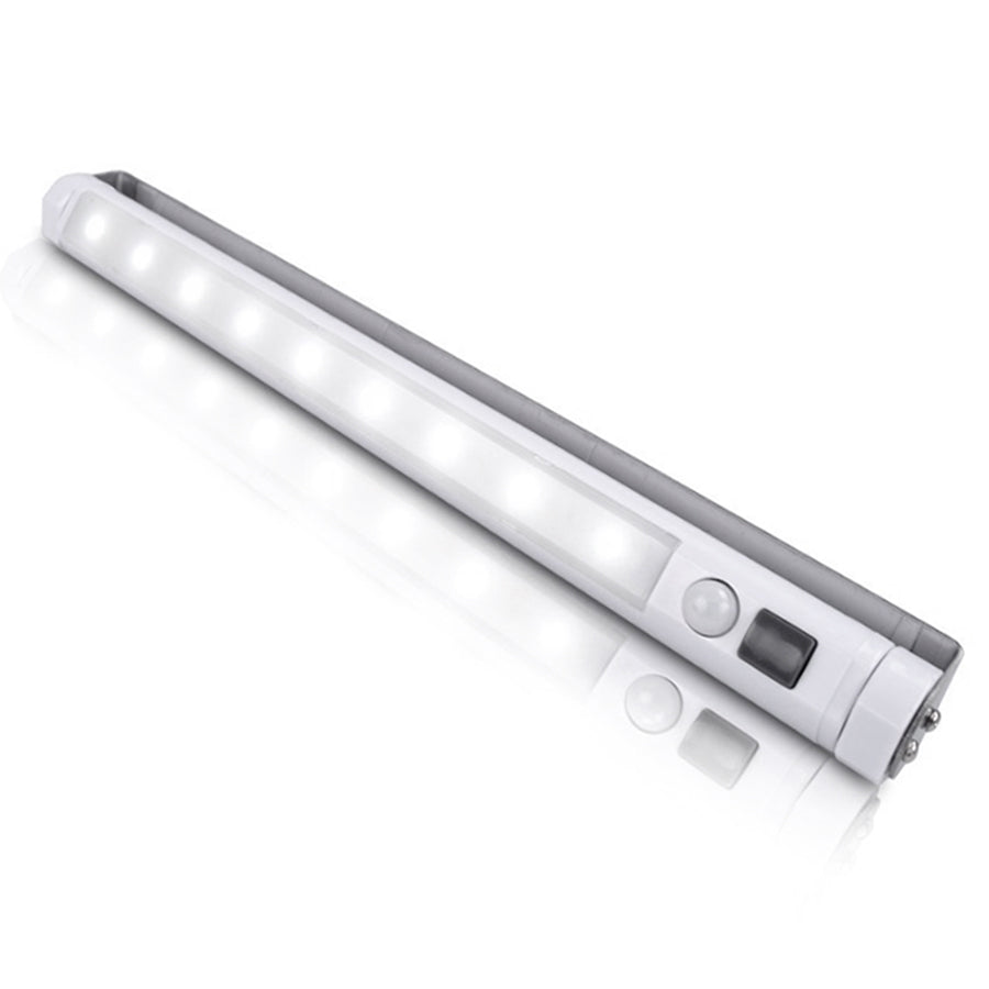 2x Maclean LED kitchen light, under-cabinet, 9 SMD, battery-powered, PIR sensor on/off, MCE166 + 6x R-06/AA/LR06 1.5V VARTA Longlife Power batteries