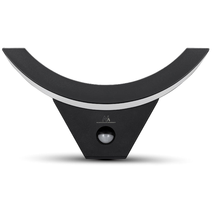 Maclean LED Motion Sensor Light, Infrared Motion Sensor, Black, 10W, IP54, 800 lm, MCE290 B, 2 pieces
