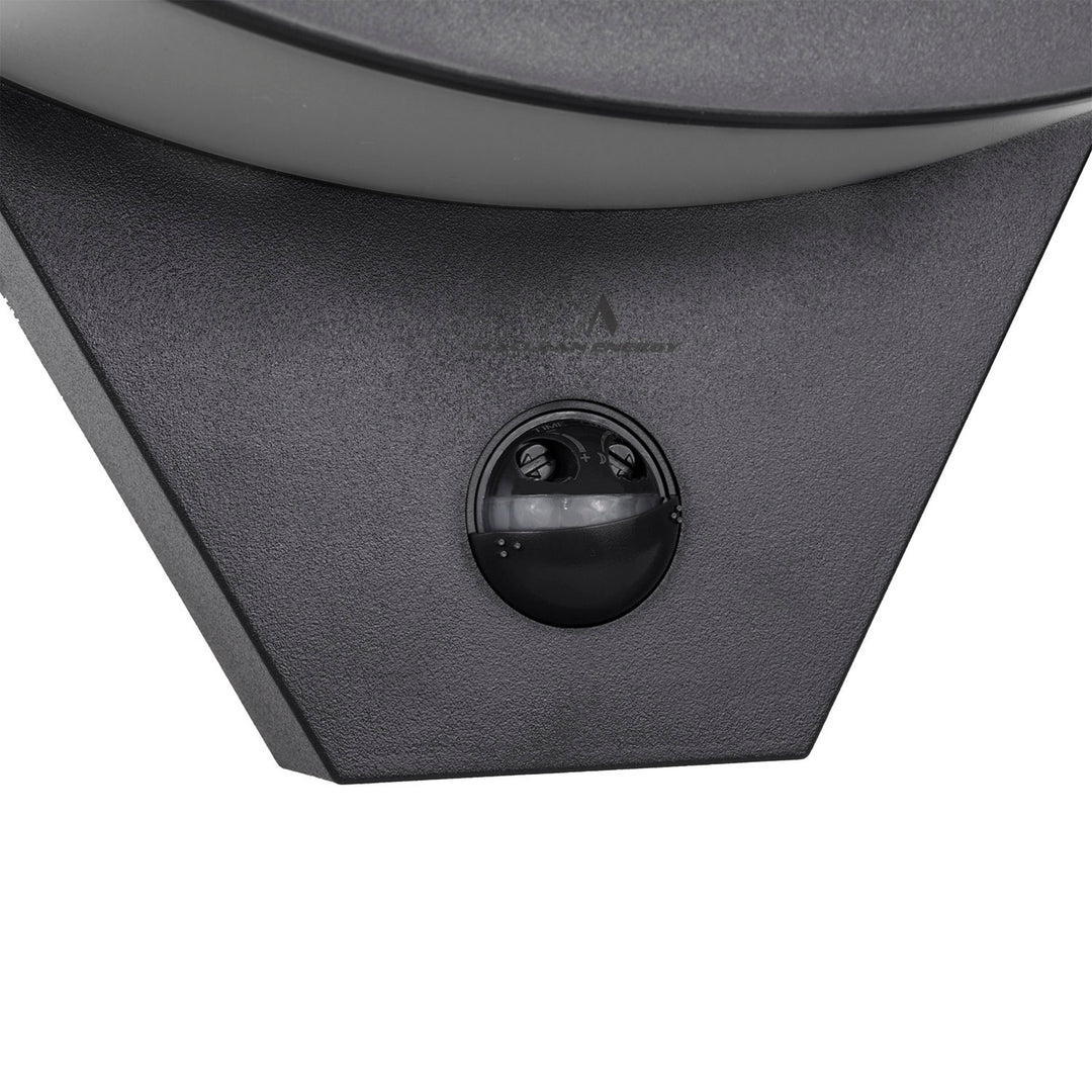 Maclean LED Motion Sensor Light, Infrared Motion Sensor, Black, 10W, IP54, 800 lm, MCE290 B, 4 pieces