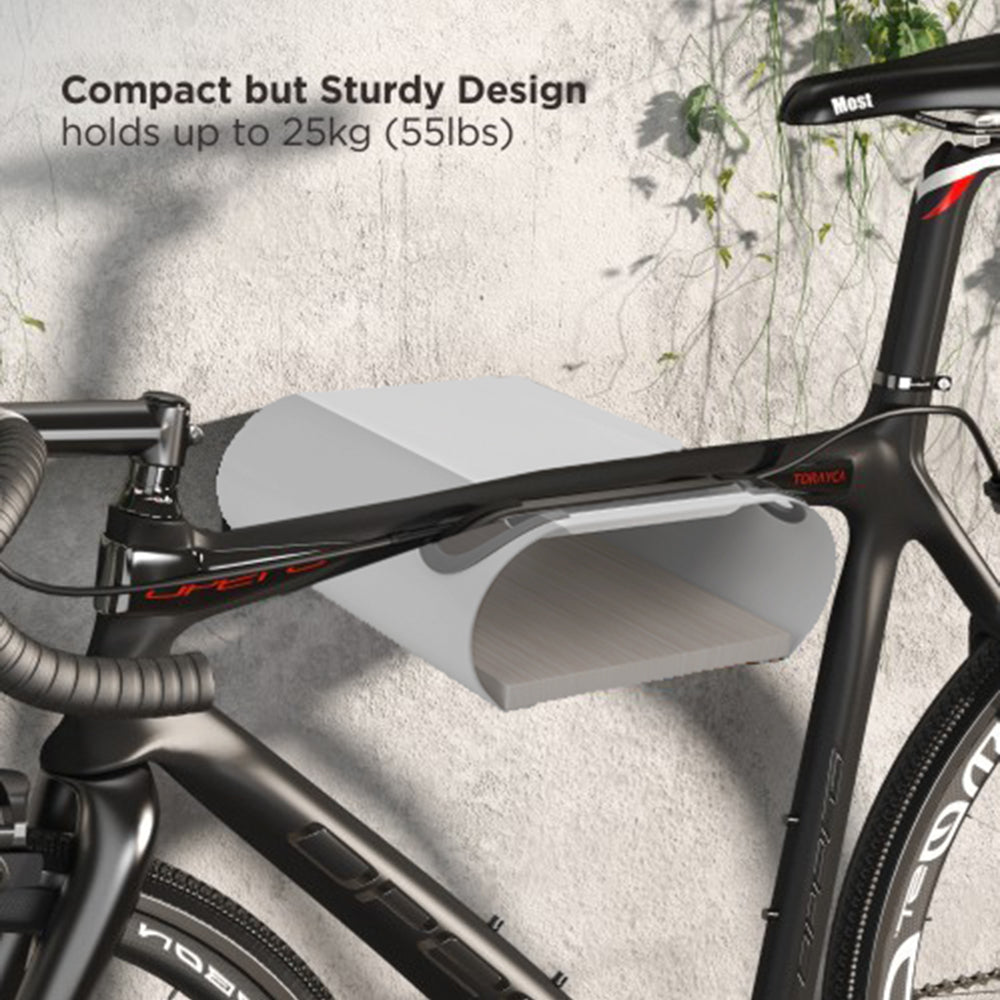 Maclean Wall-Mounted Bike Rack/Holder, 25 kg max, MC-466, 3 pieces