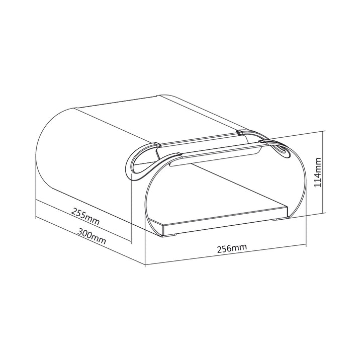 Maclean Wall-Mounted Bike Rack/Holder, 25 kg max, MC-466, 4 pieces