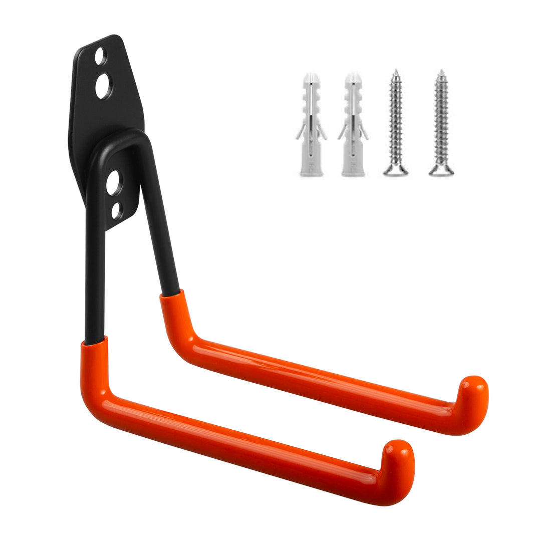 Maclean Wall Mount / Hanger for the Garage, for tires, gardening tools, ladders, hoses, bicycles, max. load 50 kg, MC-443, 4 pieces