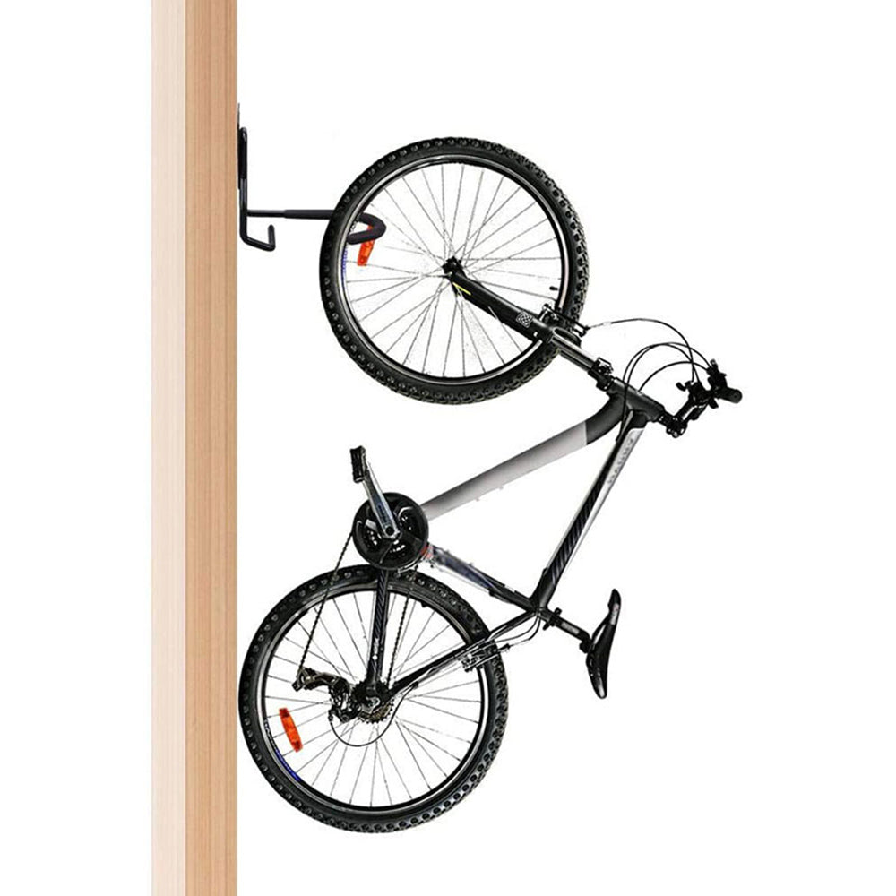 Maclean Vertical Wall-Mounted Bike Rack, Steel, Max. Load 20 kg, MC-433, 4 pieces