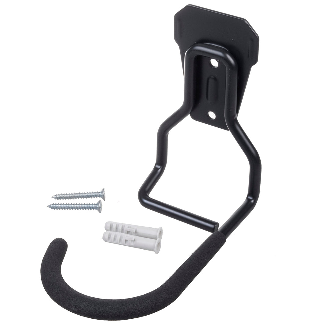 Maclean Vertical Wall-Mounted Bike Rack, Steel, Max. Load 20 kg, MC-433, 4 pieces