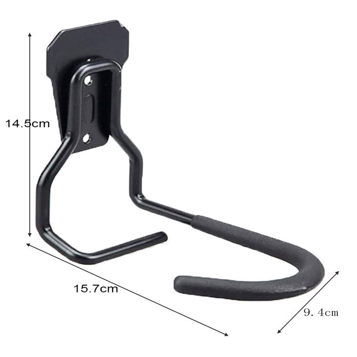 Maclean Vertical Wall-Mounted Bike Rack, Steel, Max. Load 20 kg, MC-433, 4 pieces