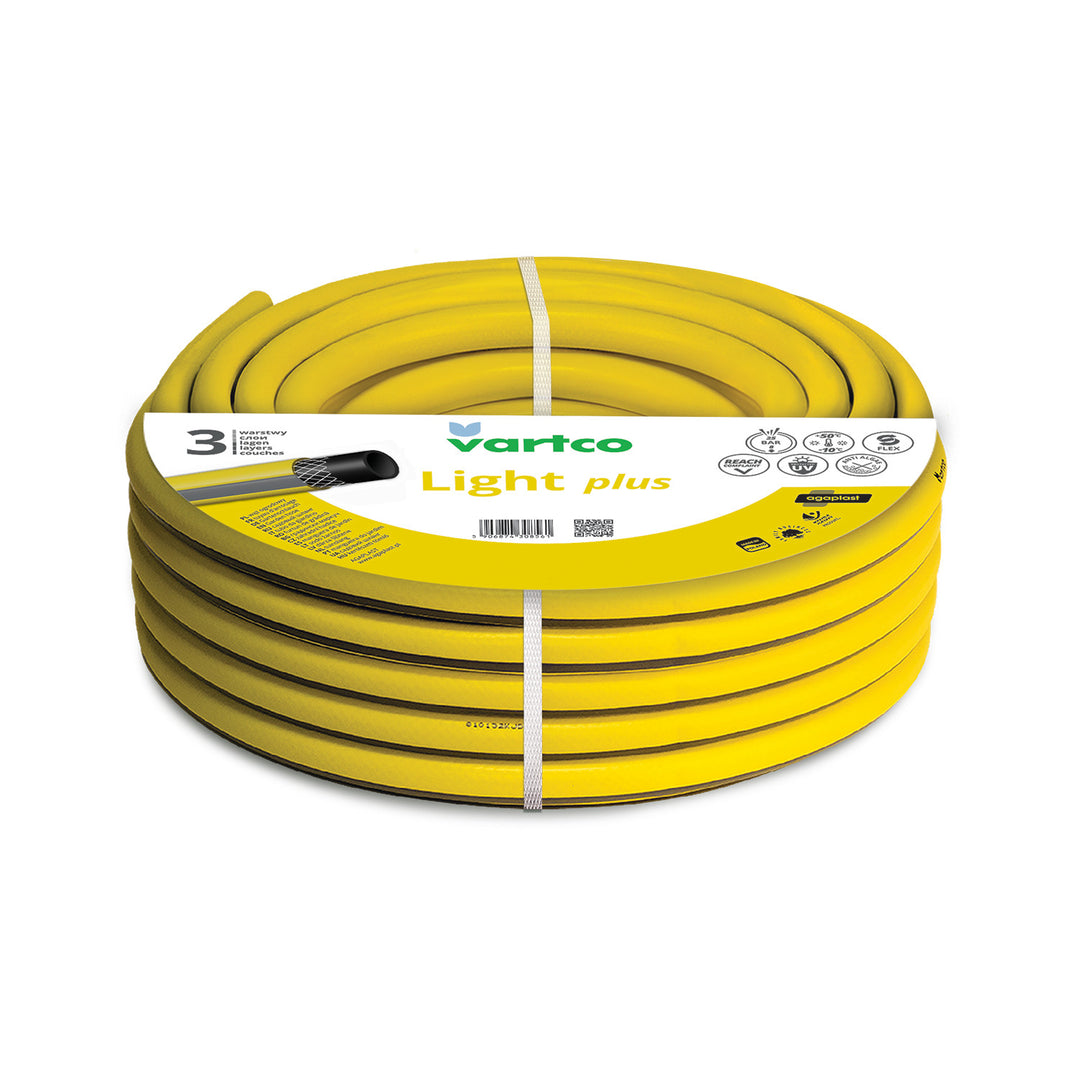 Vartco Garden Hose, 3-layer, flexible, 1" diameter, 30 m long, Light Plus