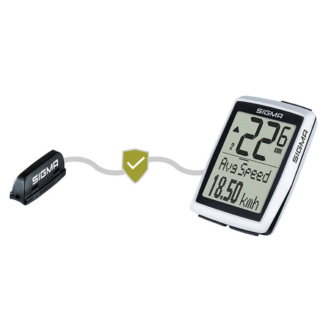 Sigma BC 12.0 WL Bike Computer, waterproof, weather-resistant, large and easy-to-read display, 12 functions