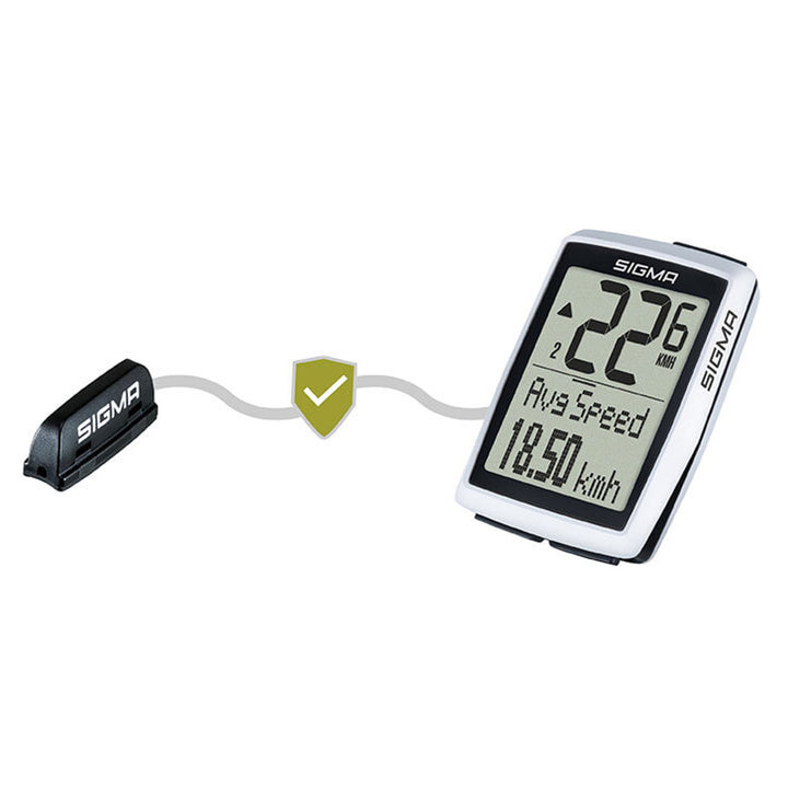 Sigma BC 12.0 WL Bike Computer, waterproof, weather-resistant, large and easy-to-read display, 12 functions