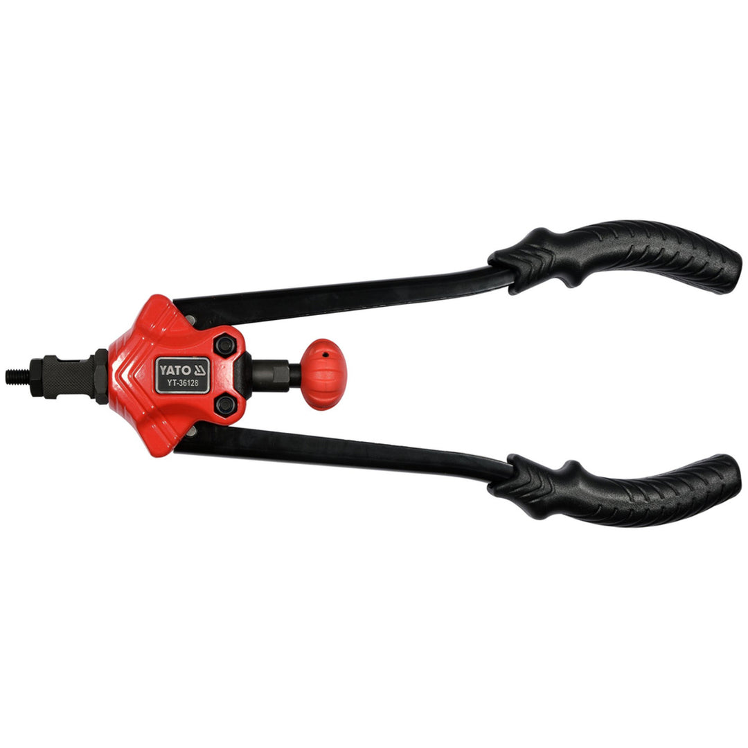 Yato Hand Riveter, for rivet nuts in sizes M3–M12, non-slip handle, heads made of durable CrMo steel, YT-36128
