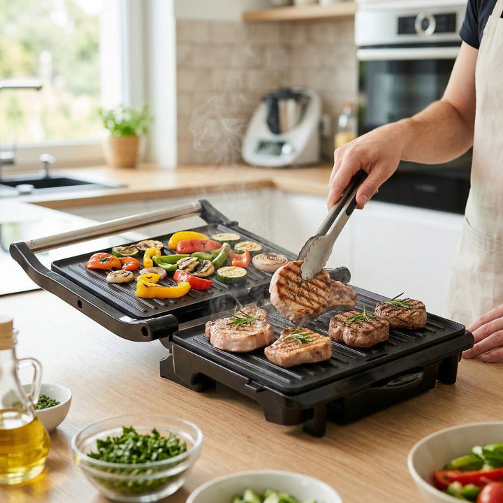 Camry Electric Grill, non-stick plates, maximum power 2100W, CR 3044