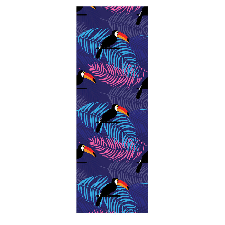 GreenBlue GB183 Classic Beech Deck Chair with Toucan Print
