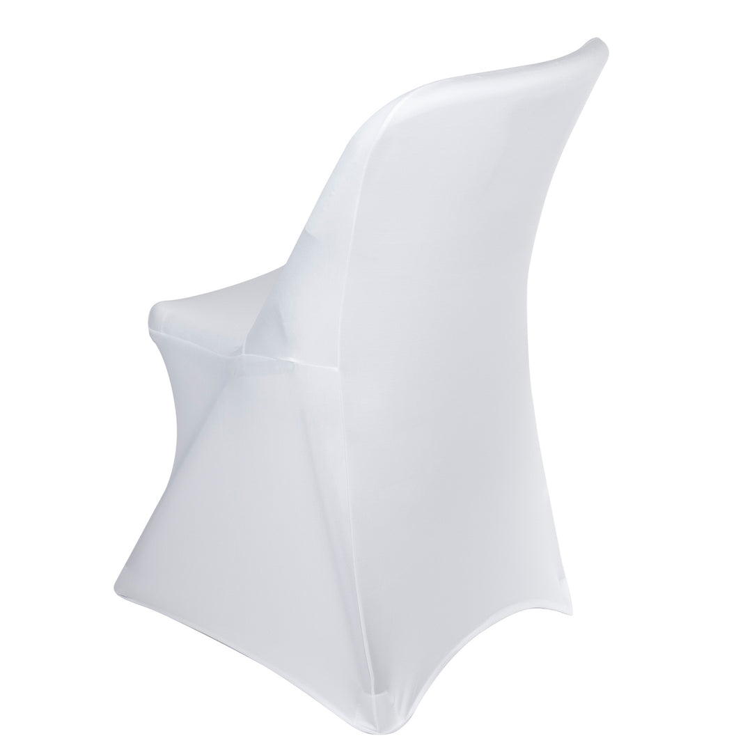 GreenBlue White Catering Chair Cover, 88x50x45 cm, Spandex, GB374, 4 pieces