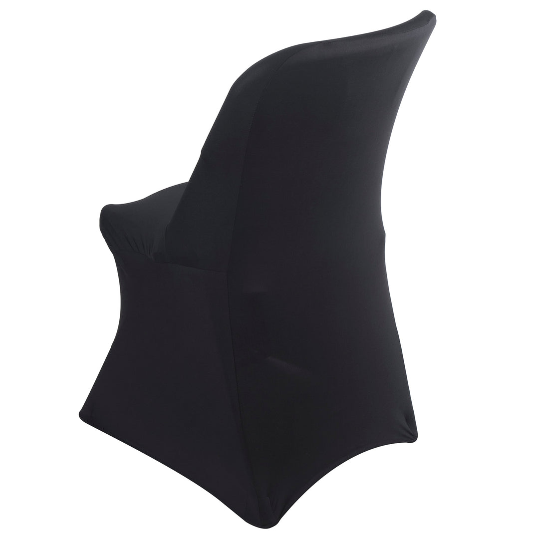 GreenBlue Black Catering Chair Cover, 88x50x45 cm, Spandex, GB373, 4 pieces