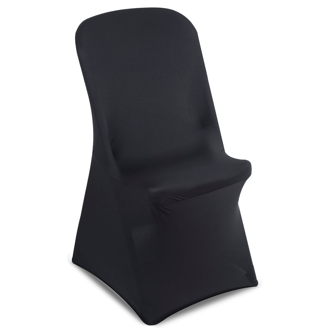 GreenBlue Black Catering Chair Cover, 88x50x45 cm, Spandex, GB373, 2 pieces