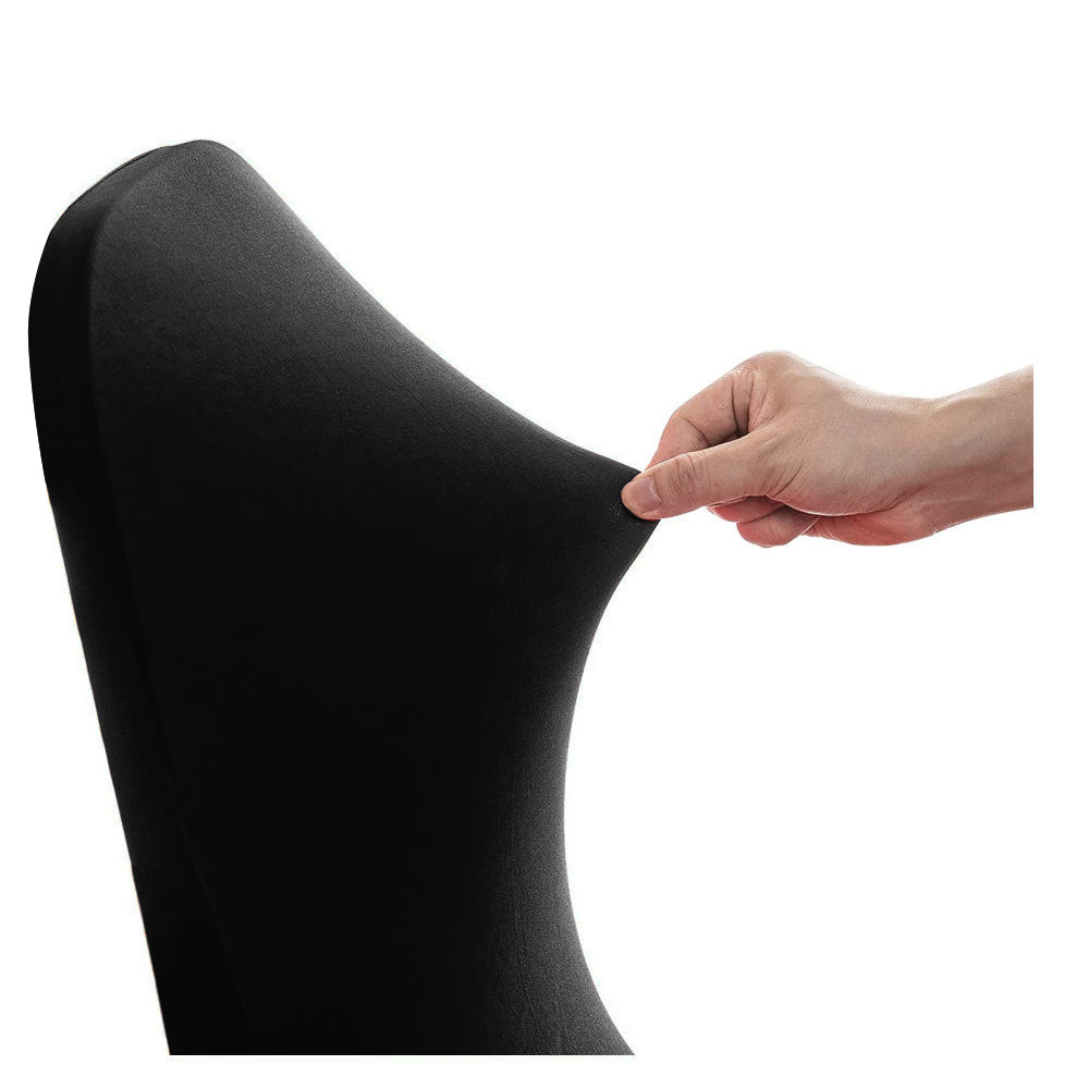 GreenBlue Black Catering Chair Cover, 88x50x45 cm, Spandex, GB373, 2 pieces