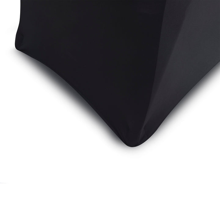 GreenBlue Black Catering Chair Cover, 88x50x45 cm, Spandex, GB373, 2 pieces