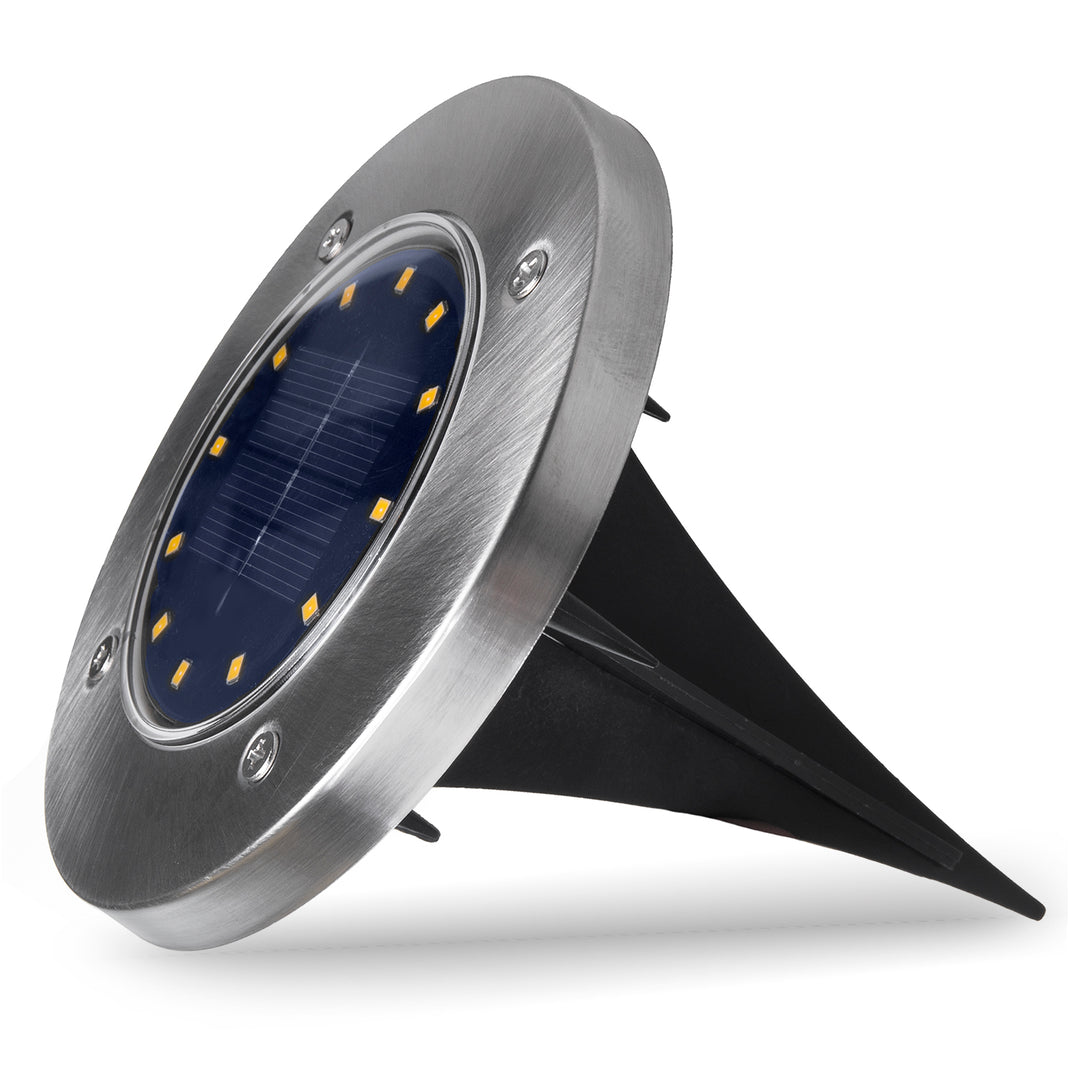 Maclean IP44 Solar LED Garden Motion Sensor Light, 12 SMD LEDs, 4000K, Ni-MH 600 mAh, 0.7W, MCE318, 4 pieces