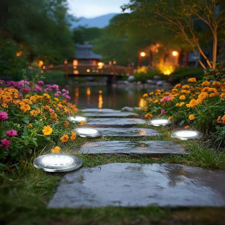 Maclean IP44 Solar LED Garden Motion Sensor Light, 12 SMD LEDs, 4000K, Ni-MH 600 mAh, 0.7W, MCE318, 4 pieces