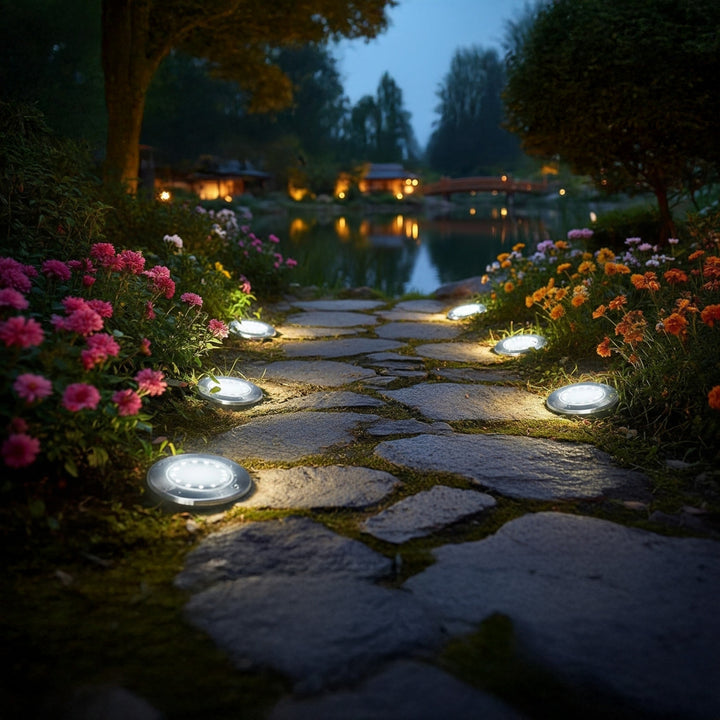 Maclean IP44 Solar LED Garden Motion Sensor Light, 12 SMD LEDs, 4000K, Ni-MH 600 mAh, 0.7W, MCE318, 4 pieces