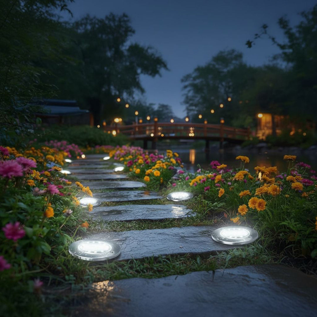 Maclean IP44 Solar LED Garden Motion Sensor Light, 12 SMD LEDs, 4000K, Ni-MH 600 mAh, 0.7W, MCE318, 4 pieces