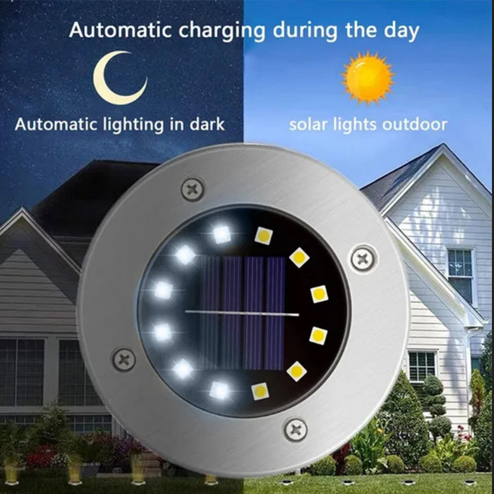 Maclean IP44 Solar LED Garden Motion Sensor Light, 12 SMD LEDs, 4000K, Ni-MH 600 mAh, 0.7W, MCE318, 4 pieces