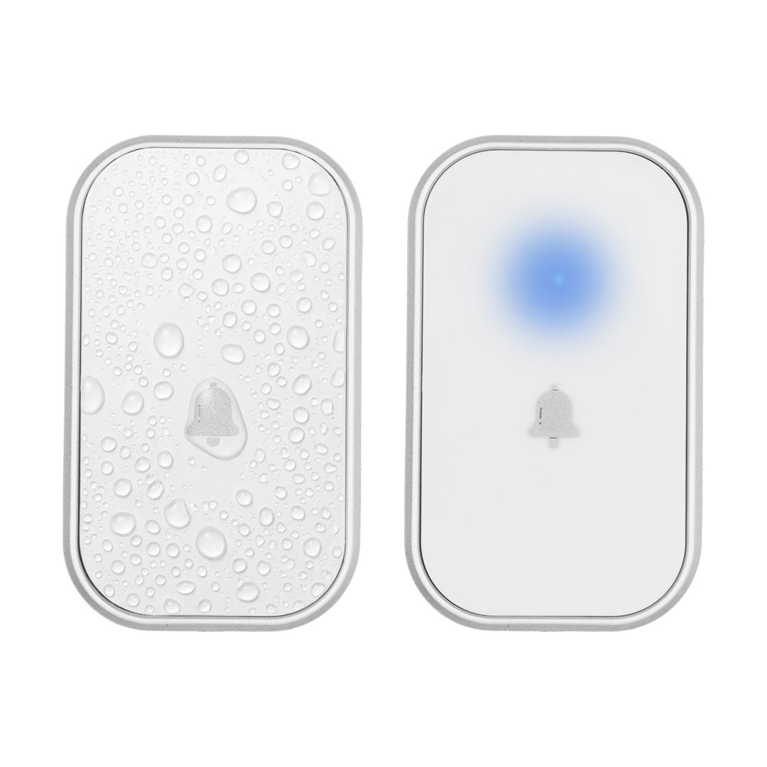 GreenBlue Wireless Doorbell, 38 melodies, 90 dB, white, range up to 200 m, GB237 W