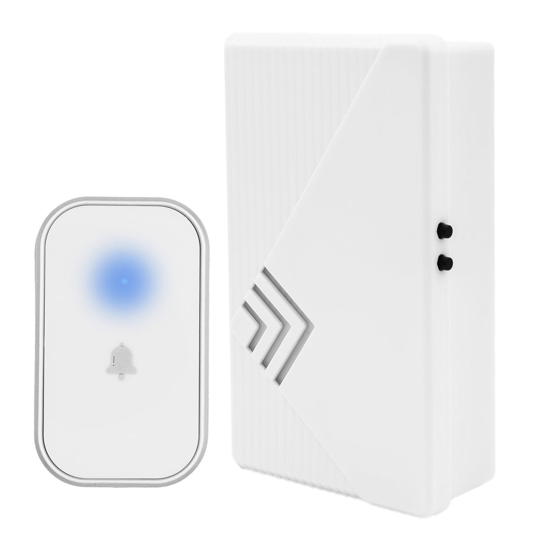 GreenBlue Wireless Doorbell, 38 melodies, 90 dB, white, range up to 200 m, GB237 W