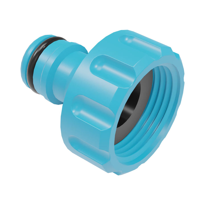 Cellfast Economic 3/4" 20m Garden Hose + Spray Gun + 3/4" Female Threaded Connector + 3/4" Straight and Stop Quick-Connect Fittings