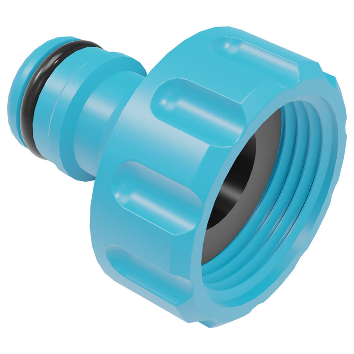 Economic 1/2" 50m Garden Hose + Stand, 3/4" Female Threaded Connector, 1/2" male threaded connector, 1/2" straight and stop quick-connect coupler + Cellfast Mix Ideal 8-function spray gun