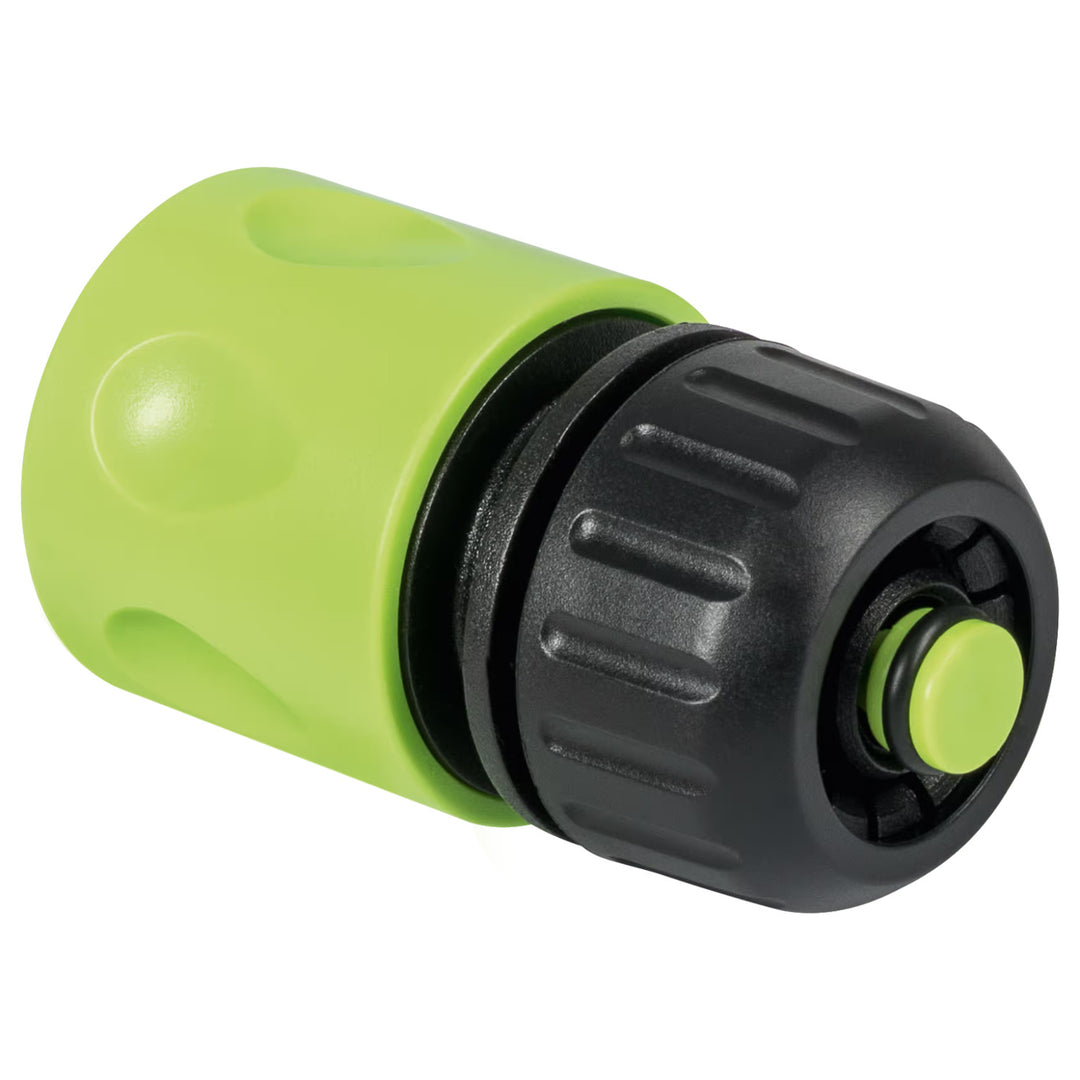 Economic 1/2" 50m Garden Hose + Stand, 3/4" Female Threaded Connector, 1/2" male threaded connector, 1/2" straight and stop quick-connect coupler + Cellfast Mix Ideal 8-function spray gun