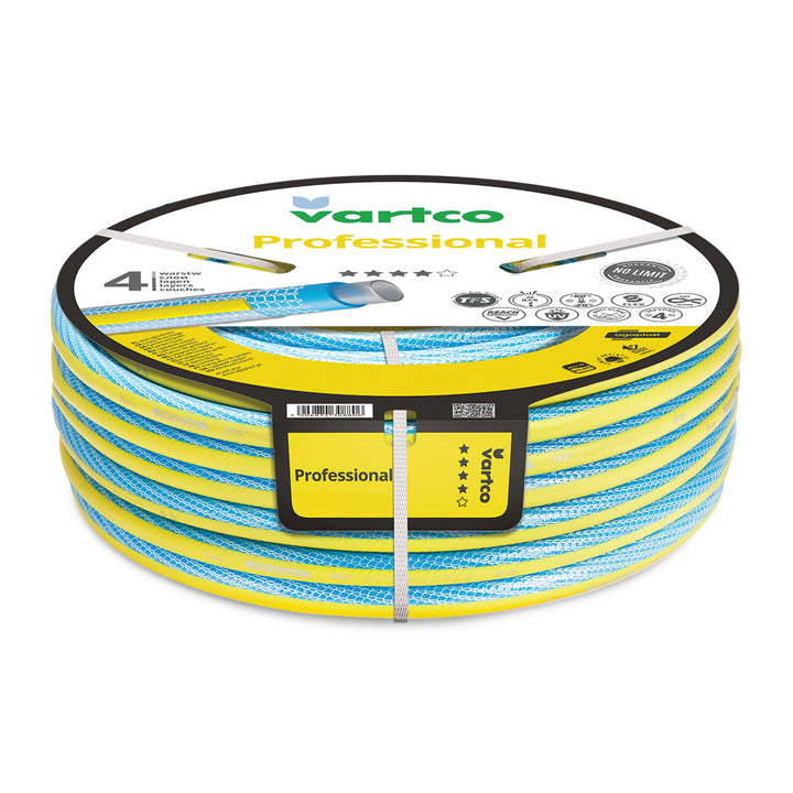 Vartco Professional 1" 50m 4-layer garden hose, TFS system