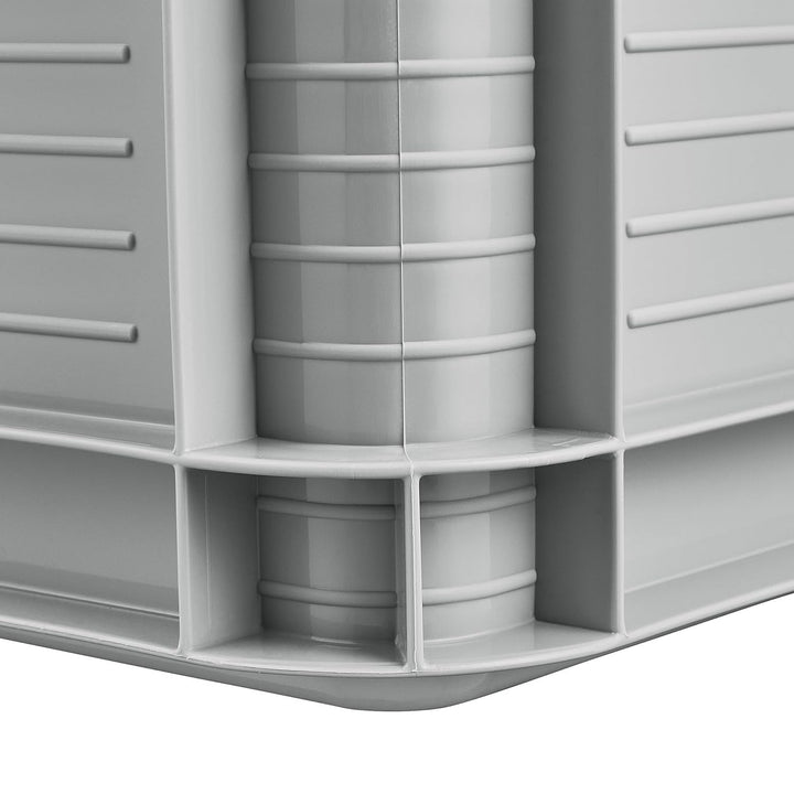 Robert Keeeper Carrying Container, 20L capacity, gray, food-safe, lightweight and durable, load capacity up to 30kg, 3 pieces