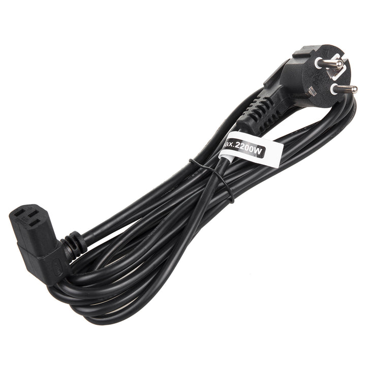 Maclean Power Cable, Angled, 3-pin, EU Plug, 3 m, MCTV-854, 3 pieces