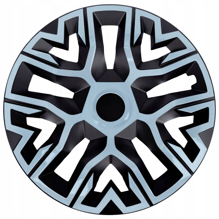 NRM The Best 14'' Universal Hubcap, Bicolor (Azure/Black), 1 piece